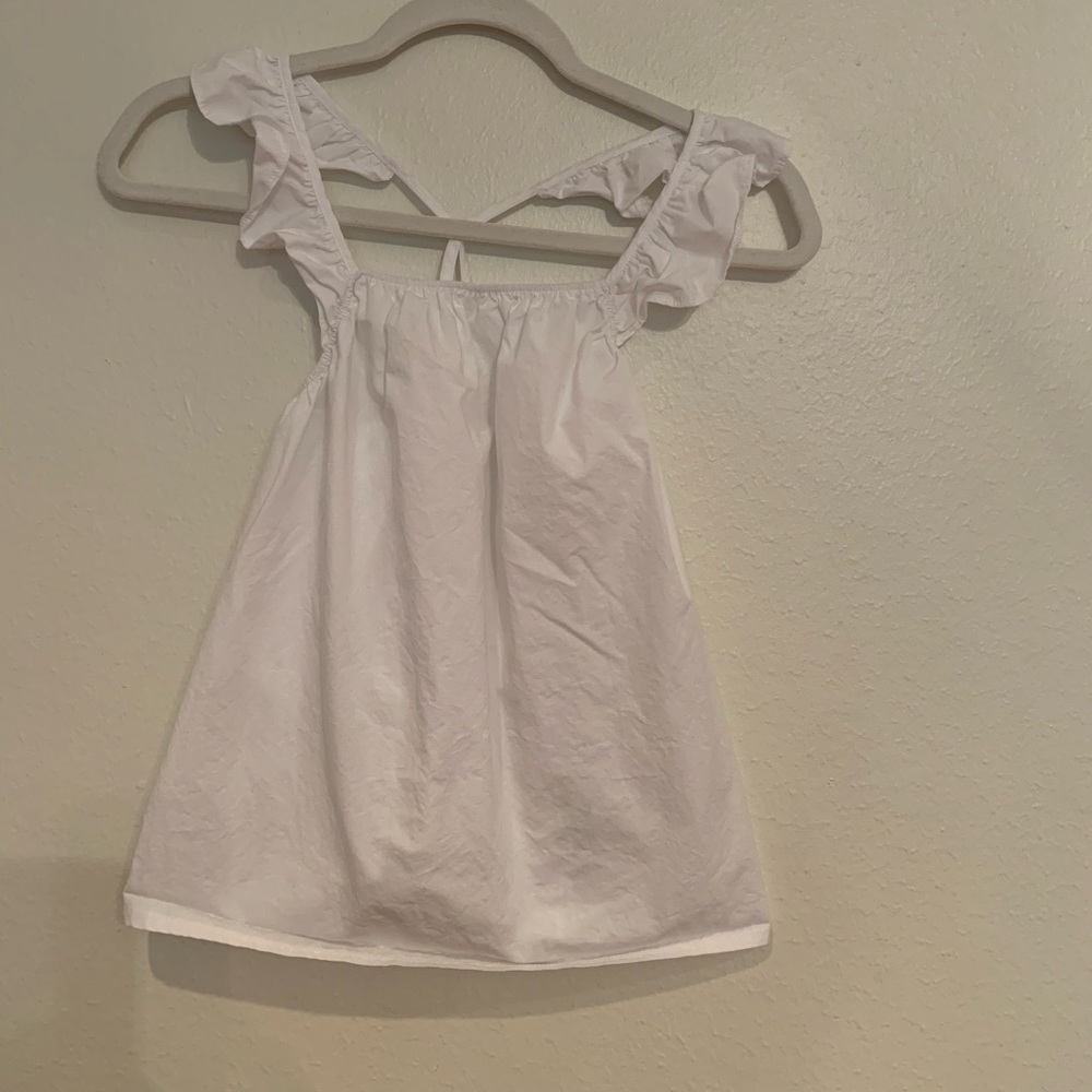 Zara girls white blouse